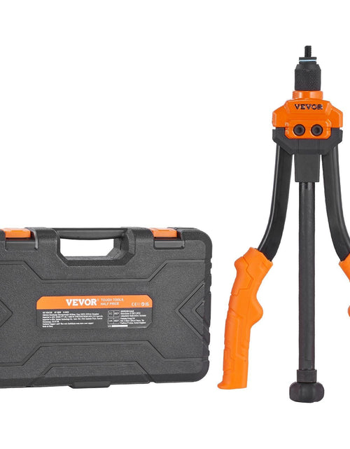 Load image into Gallery viewer, Rivet Nut Tool, 14' Rivnut Tool Kit with 7 PCS Metric and SAE Mandrels, 70 PCS Assorted Rivet Nuts, 10-24, 1/4-20, M6, 5/16-18, M8, 3/8-16, M10, Rivet Nut Kit With Rugged Carrying Case
