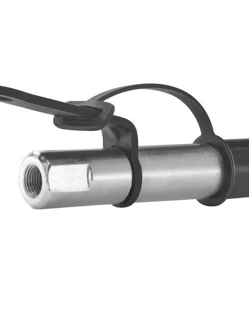 Load image into Gallery viewer, Grease Gun Coupler 2 PCS, 10000 PSI High Pressure, 3-Jaw Locking, Quick Release Grease Gun Tip with Hose/Zerk Fittings Cleaner/Leak-Proof Cap, Compatible with All Grease Guns 1/8" NPT Fittings
