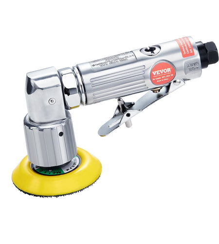 1/2/3 Inch Random Orbital Air Sander, High-Speed 15000RPM Mini Pneumatic Sander for Auto Body Work, 58PCS Air Powered Sander Kit with Sandpapers, Wool Pad, Wavy Sponges