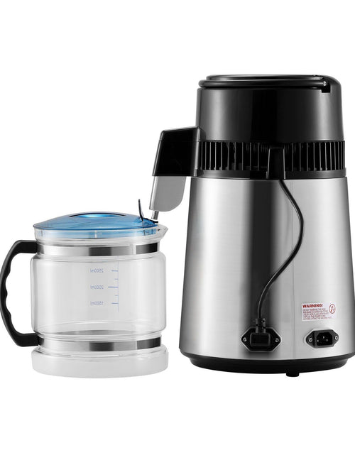 Load image into Gallery viewer, Water Distiller, 4L 1.05 Gallon Pure Water Purifier Filter For Home Countertop, 750W Distilled Water Maker, Stainless Steel Interior Distiller Water Making Machine to Make Clean Water, Silvery
