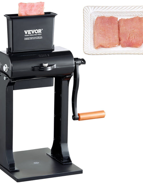 Load image into Gallery viewer, Commercial Meat Tenderizer, Heavy Duty Stainless Steel Meat Tenderizer Machine, Quick and Easy Manual Operation Kitchen Tool, 5.8" Feed Port for Beef, Turkey, Chicken, Pork, Steak, and Fish
