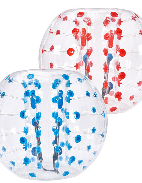 Load image into Gallery viewer, Inflatable Bumper Balls 2-Pack, 5FT/1.5M Body Sumo Zorb Balls for Teen &amp; Adult, 0.8mm Thick PVC Human Hamster Bubble Balls for Outdoor Team Gaming Play, Bumper Bopper Toys for Garden, Yard, Park

