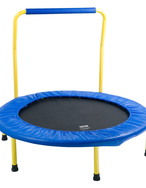 Load image into Gallery viewer, 3FT Trampoline for Kids Indoor/Outdoor Foldable Baby Toddlers Trampoline
