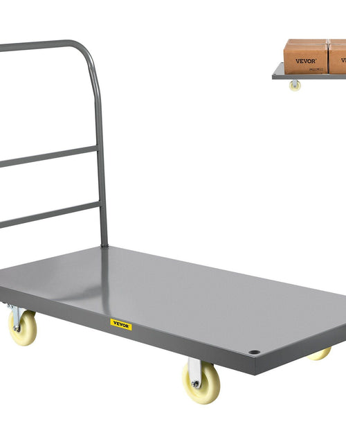 Load image into Gallery viewer, Platform Truck 2000 lbs Capacity 47" x 24" x 32" Flatbed Cart Hand Truck
