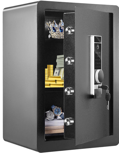 Load image into Gallery viewer, Safe 2.2 Cubic Feet Home Safe Steel for Cash Gold 15.75x13x23.6 inch
