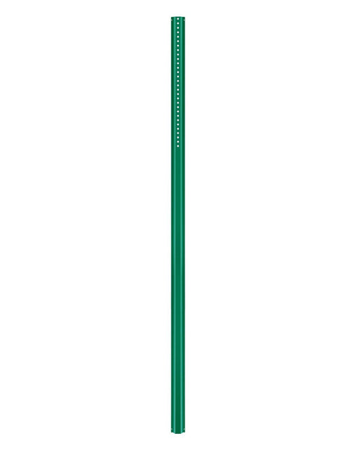 Load image into Gallery viewer, 8FT U-Channel Sign Post, 4Pack Green Heavy Duty Steel Fixed Fence Post, Steel Fence U-Channel Sign for Garden, Courtyard, Farm or Traffic Intersection
