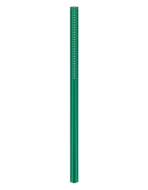 Load image into Gallery viewer, 6FT U-Channel Sign Post, 4Pack Green Heavy Duty Steel Fixed Fence Post, Steel Fence U-Channel Sign for Garden, Courtyard, Farm or Traffic Intersection
