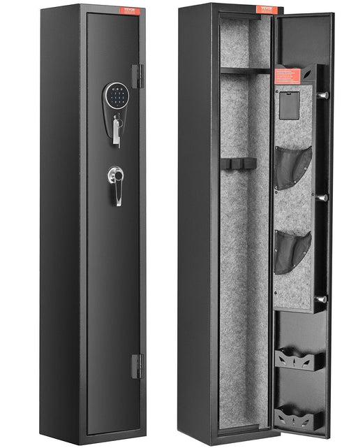 Load image into Gallery viewer, 3 Rifles Gun Safe, Rifle Safe with Lock &amp; Digital Keypad, Quick Access Gun Storage Cabinet with Removable Shelf, Pistol Rack, Rifle Cabinet for Home Rifle and Pistols
