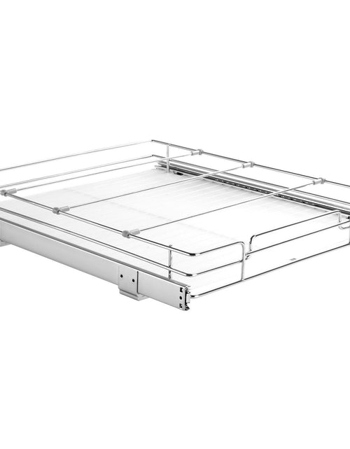 Load image into Gallery viewer, 17"W x 21"D Pull Out Cabinet Organizer, Heavy Duty Slide Out Pantry Shelves, Chrome-Plated Steel Roll Out Drawers, Sliding Drawer Storage for Home, Inside Kitchen Cabinet, Bathroom, Under Sink
