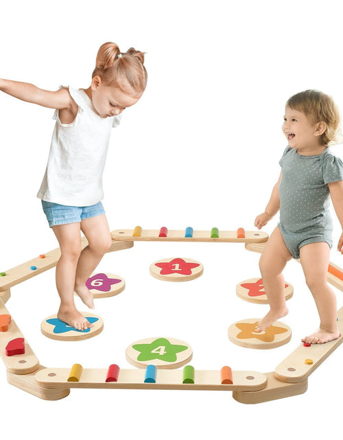 Load image into Gallery viewer, Kids Balance Beam Stepping Stones Gym Obstacle Children Balance Board 6PCS
