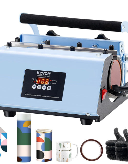 Load image into Gallery viewer, Tumbler Heat Press Machine 11-30oz Mug Press Sublimation Tumblers Blue
