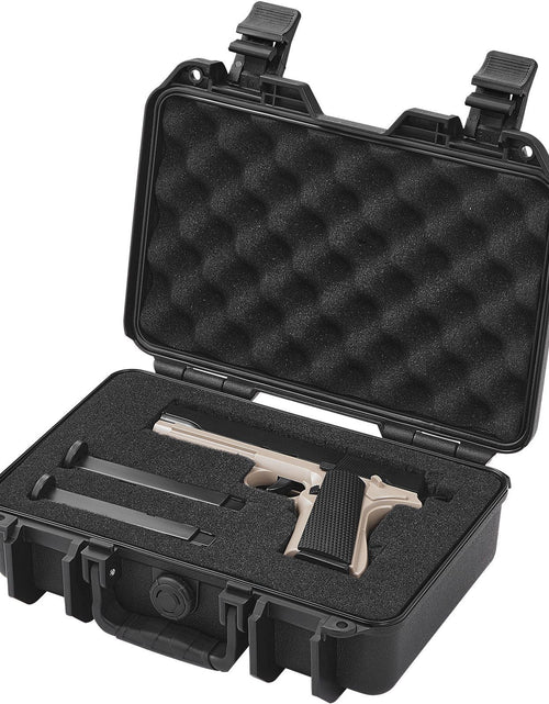 Load image into Gallery viewer, Hard Pistol Cases with Pre-cut PU Foam Lockable Pistol Case for 1 Pistol

