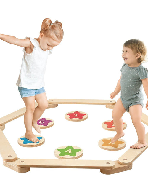 Load image into Gallery viewer, Kids Balance Beam Stepping Stones Gymnastics Children Balance Board 6 PCS
