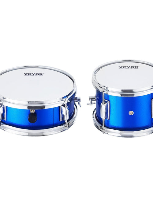 Load image into Gallery viewer, Kids Drum Set, 3-Piece, 14 in Beginner Drum Set with Adjustable Throne Cymbal Pedal Two Pairs of Drumsticks, 8'' Tom Drum 10'' Snare Drum 14'' Bass Drum, Starter Drum Kit for Child Kids, Blue
