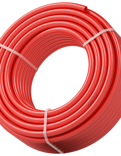 Load image into Gallery viewer, PEX Pipe 3/4 Inch, 100 Feet Length PEX-B Flexible Pipe Tubing for Potable Water, Pex Water Lines for Hot/Cold Water &amp; Easily Restore, Plumbing Applications with Free Cutter &amp; Clamps ,Red
