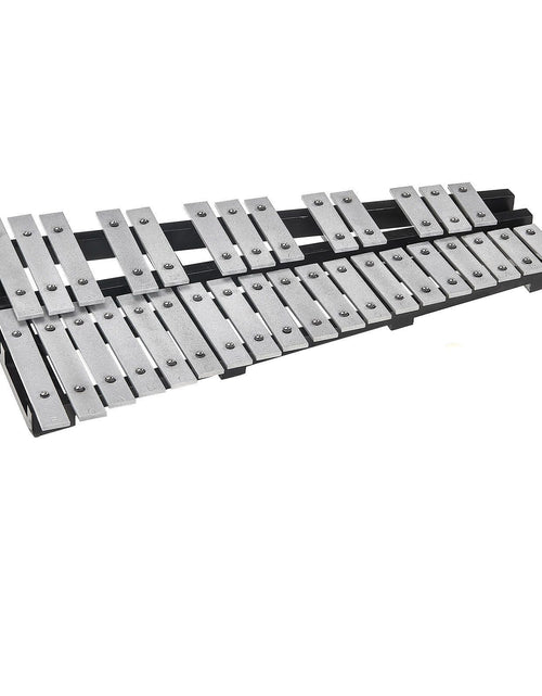 Load image into Gallery viewer, 32 Note Glockenspiel Xylophone Bell Kit, Percussion Instrument with Mallets, Drum Sticks and Carrying Bag, Professional Glockenspiel Xylophone Percussion Instrument Set for Adults &amp; Students
