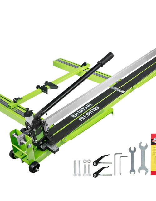 Load image into Gallery viewer, Tile Cutter 47 Inch, Manual Tile Cutter All-Steel Frame,Tile Cutting Machine w/Laser Guide and Bonus Spare Cutter,Tile Cutter Hand Tool for Precision Cutting Porcelain Ceramic Floor Tiles
