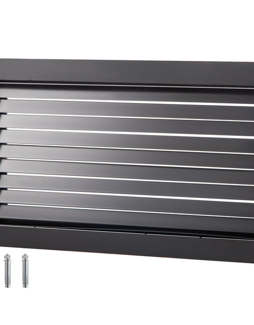 Load image into Gallery viewer, Foundation Flood Vent, 8" Height x 16" Width Flood Vent, to Reduce Foundation Damage and Flood Risk, Black, Wall Mounted Flood Vent, for Garages &amp; Full Height Enclosures
