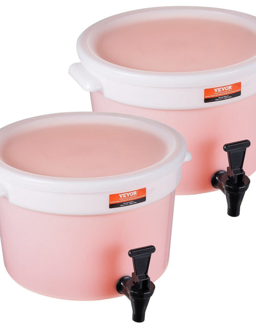 Load image into Gallery viewer, Beverage Dispenser, 3 Gallon Drink Dispensers for Parties, Plastic Juice Dispenser with Spigot and Lid, Iced Tea Lemonade Juice Water Dispenser, for Restaurants, Hotels, Parties, 2 Pack
