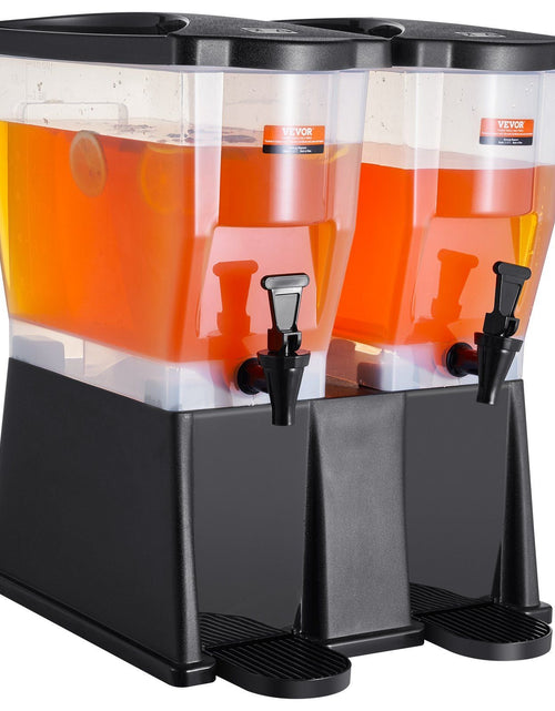 Load image into Gallery viewer, Beverage Dispenser, 3 Gallon x 2 Drink Dispensers for Parties, Plastic Juice Dispenser with Stand Spigot Lid, Iced Tea Lemonade Juice Water Dispenser, for Restaurants, Hotels, Parties

