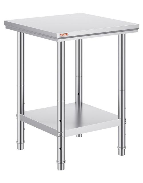 Load image into Gallery viewer, Stainless Steel Commercial Kitchen Work Food Prep Table 24"x 24"
