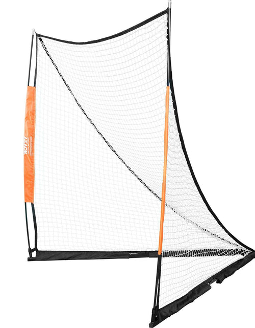 Load image into Gallery viewer, Lacrosse Goal, 6' x 6' Lacrosse Net, Portable Lacrosse Goal with Carry Bag, Fiberglass Rod Backyard Lacrosse Training Equipment, Easy Setup Collegiate Goal, Perfect for Youth Adult Training
