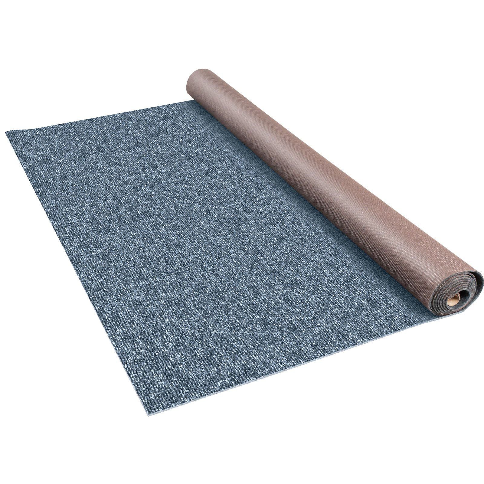 Gray Marine Carpet 6 ft x 39.3 ft Marine Carpeting Marine Grade Carpet for Boats with Waterproof Back Outdoor Rug for Patio Porch Deck Garage Outdoor Area Rug Runner Anti-Slide Porch Rug