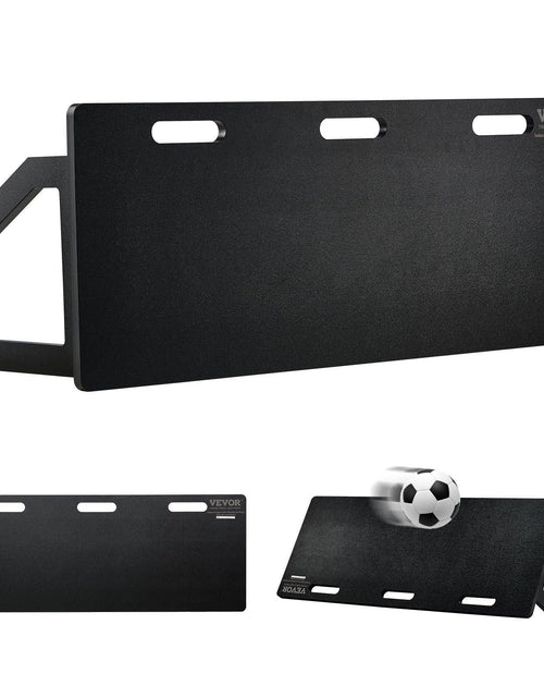 Load image into Gallery viewer, Soccer Rebounder Board, 45"X18" Portable Soccer Wall with 2 Angles Rebound, Foldable HDPE Kickback Rebound Board, Soccer Training Equipment for Kids and Adults, Passing &amp; Shooting Practice
