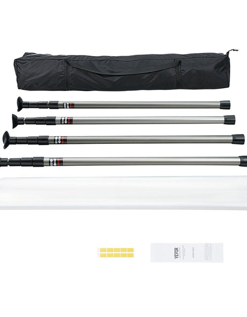 Load image into Gallery viewer, Dust Barrier Poles, Carry Bag, 10 Ft Poles with 4 Telescoping Poles, and 32.8x13.12 Ft Plastic Film, for Interior Decoration and Painting Projects
