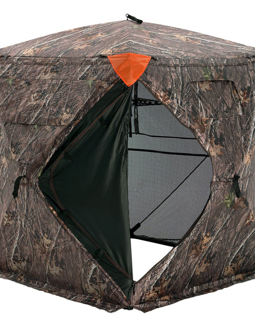 Load image into Gallery viewer, Hunting Blind, 270° See Through Ground Blind, 1-2 Person Pop Up Deer Blind for Hunting with Carrying Bag, Portable Resilient Hunting Tent, One-Way See-Through Mesh for Turkey and Deer Hunting

