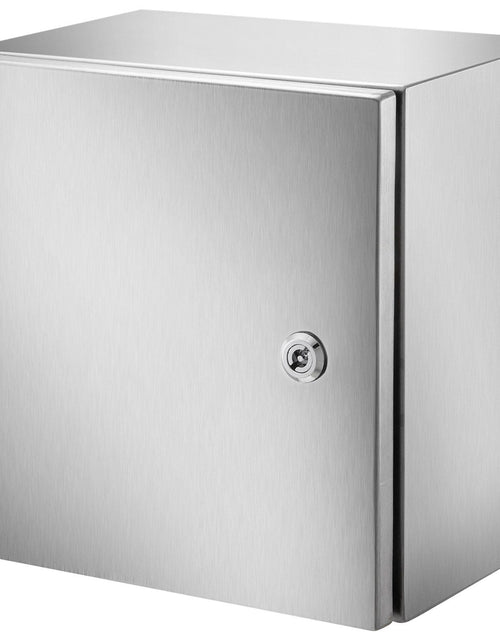 Load image into Gallery viewer, NEMA Stainless Steel Enclosure, 12 x 12 x 8'' NEMA 4X Steel Electrical Box, IP66 Waterproof &amp; Dustproof, Outdoor/Indoor Electrical Junction Box, with Mounting Plate
