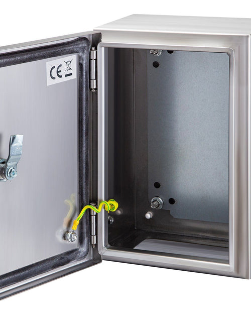 Load image into Gallery viewer, NEMA Stainless Steel Enclosure, 16 x 12 x 8'' NEMA 4X Steel Electrical Box, IP66 Waterproof &amp; Dustproof, Outdoor/Indoor Electrical Junction Box, with Mounting Plate
