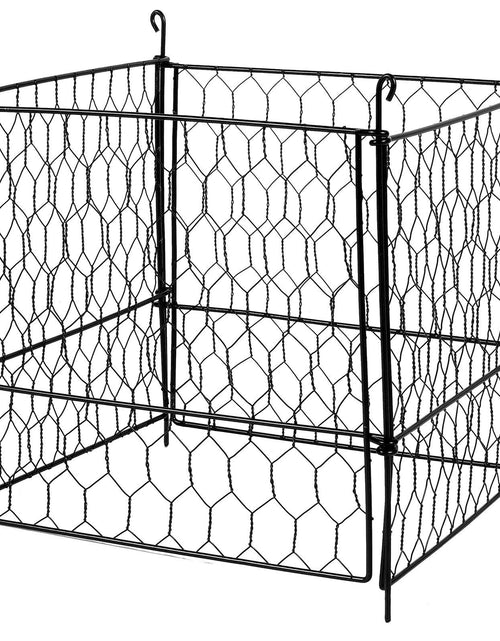 Load image into Gallery viewer, 4 Pack Plant Protectors from Animals, 13.4'' x 13.4'' Chicken Wire Plant Protector, Plant Cages for Outdoor Plants, Flowers &amp; Vegetables, Keeps Bunny Chicken Squirrels Out, 16pcs Metal Mesh
