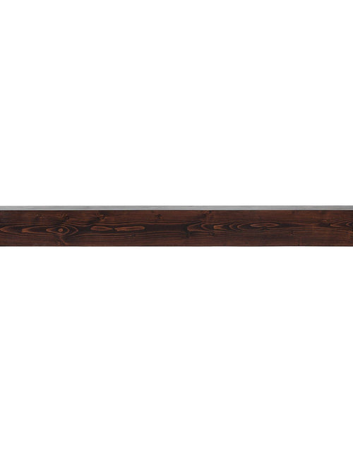 Load image into Gallery viewer, Fireplace Mantel Wood Shelf Floating Rustic Fireplace Mantel 60" Brown
