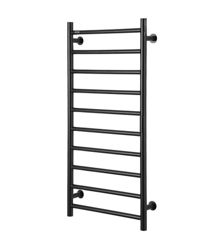 10-Bar Towel Warmer Rack Wall Mounted Heated Towel Rack for Bathroom Black