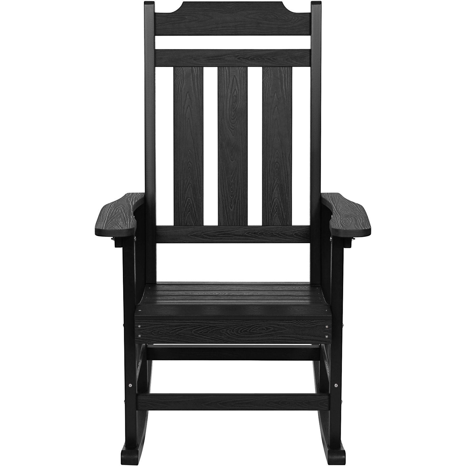 Porch Rocker HIPS Outdoor Rocking Chair High Back 1 pcs 400 lbs Weight