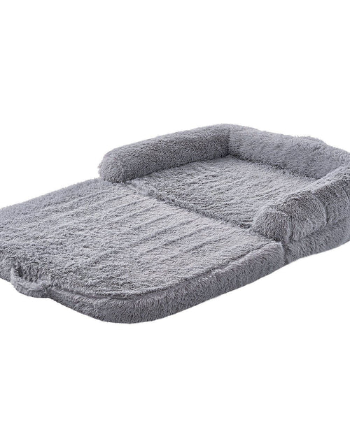 Load image into Gallery viewer, Human Dog Bed 72 x48x10in Large Human Size Dog Bed Washable PV Velvet
