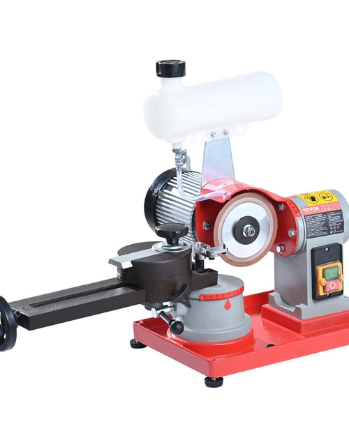 Load image into Gallery viewer, Circular Saw Blade Sharpener, 370W Saw Blade Grinding with Water Injection, Water Injection Circular Saw Blade Sharpening &amp; 6 Saw Centerings, 5-inch Grinding Wheel for Carbide Tipped Saw Blades
