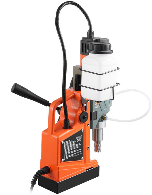 Load image into Gallery viewer, Magnetic Drill, 1450W 1.57" Boring Diameter, 12500N 850 RPM Portable Electric Mag Drill Press, with Variable Speed, Drilling Machine for any Surface Home Improvement Industry Railway
