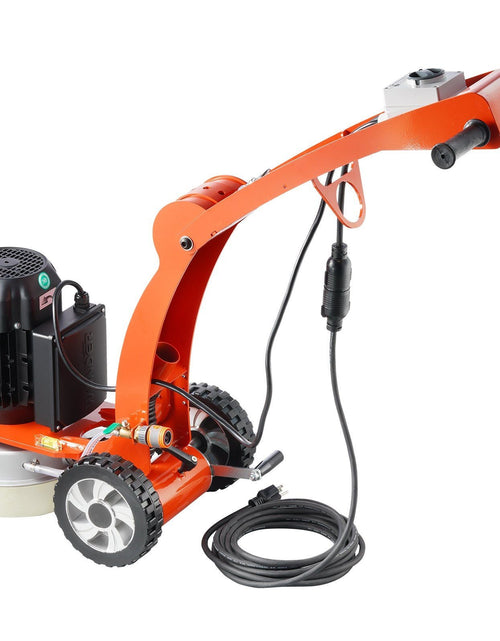Load image into Gallery viewer, Electric Concrete Floor Grinder 10" Walk-Behind Grinder 1.7HP Concrete Floor Polisher, 1300W Grinding Machine, 1720RPM Upgrade Brushless Motor Surfacing Grinder for Granite/Marble/Stones
