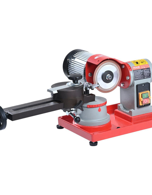 Load image into Gallery viewer, Circular Saw Blade Sharpener, 370W 3600RPM Rotary Angle Mill Grinder, Saw Blade Grinding Sharpening Machine with 6 Saw Centerings, 5-inch Grinding Wheel for Carbide Tipped Saw Blades
