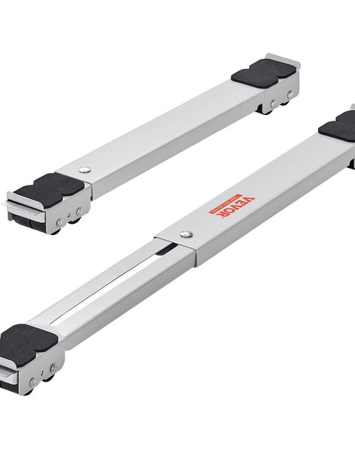 Load image into Gallery viewer, Heavy Duty Furniture Appliances Rollers, 660 lbs Total Load, Extendable Appliance Rollers Mobile Washing Machine Base, Fridge Stand Dolly Movers for Refrigerators, Dryers, Dishwashers, White
