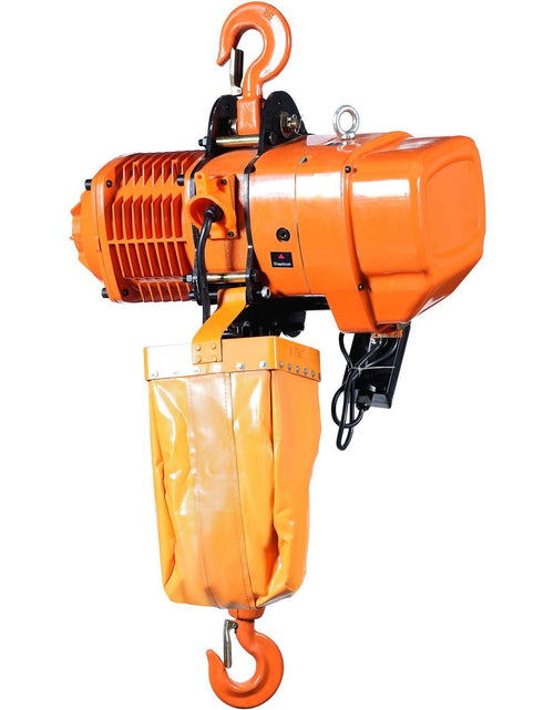 Load image into Gallery viewer, 2 Ton Wireless Electric Chain Hoist, 4400 LBS Capacity with 20 FT Lifting Height, IP54 Protection, Three Phase Overhead Crane with G100 Chain
