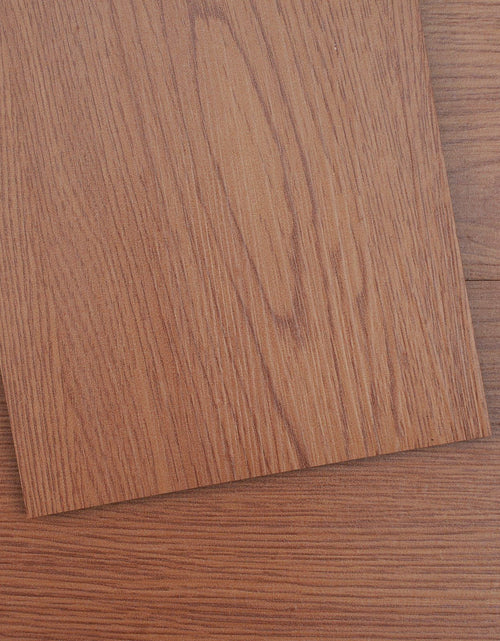 Load image into Gallery viewer, Self Adhesive Vinyl Floor Tiles 36 x 6 inch, 36 Tiles 2.5mm Thick Peel &amp; Stick, Deep Brown Wood Grain DIY Flooring for Kitchen, Dining Room, Bedrooms &amp; Bathrooms, Easy for Home Decor
