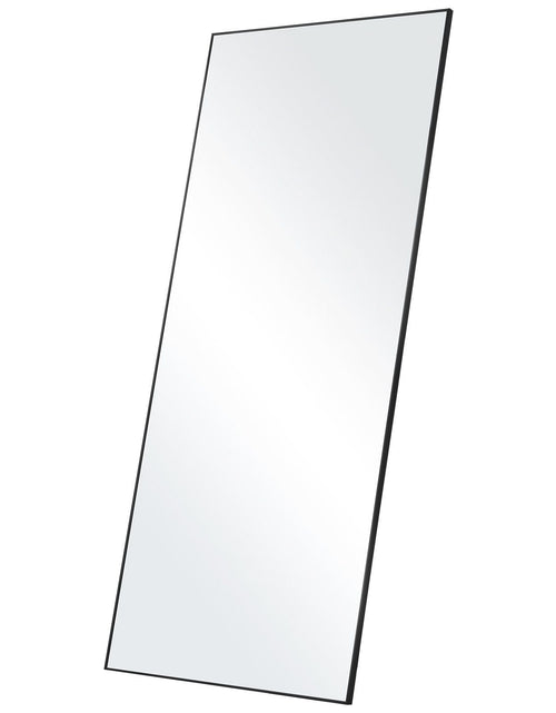 Load image into Gallery viewer, Full Length Mirror, 71'' x 31'', Extra Large Standing Hanging or Leaning Rectangle Floor Mirror with Tempered Glass Aluminum Alloy Frame, Full Body Dressing Mirror for Living Room Bedroom, Black
