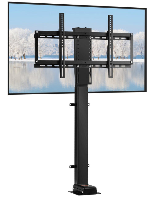 Load image into Gallery viewer, Motorized TV Lift Stroke Length 39.4 Inches Motorized TV Mount Fit for 32-70 Inch TV Lift with Remote Control Height Adjustable 28.74-68.11 Inch,Load Capacity 154 Lbs
