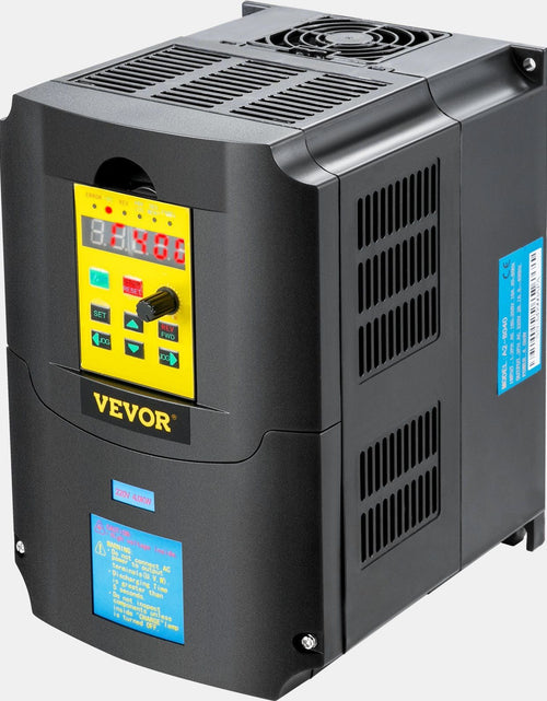 Load image into Gallery viewer, Variable Frequency Drive, AC 220V Input 4KW Variable Frequency CNC Drive Inverter Converter, VFD 5.5HP 1 or 3 Phase Input, 3 Phase Output, CNC Motor Inverter Converter for Motor Speed Control
