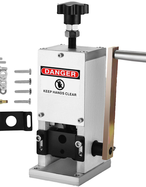 Load image into Gallery viewer, Manual Wire Stripping Machine 0.06-0.98 inches, Wire Stripper Machine with Hand Crank Portable, Wire Stripping Tool Aluminum Construction,for Scrap Copper Recycling
