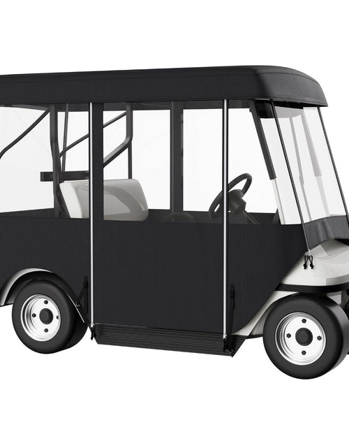 Load image into Gallery viewer, Golf Cart Enclosure, 4-Person Golf Cart Cover, 4-Sided Fairway Deluxe, 300D Waterproof Driving Enclosure with Transparent Windows, Fit for EZGO, Club Car, Yamaha Cart (Roof Up to 78.7''L)
