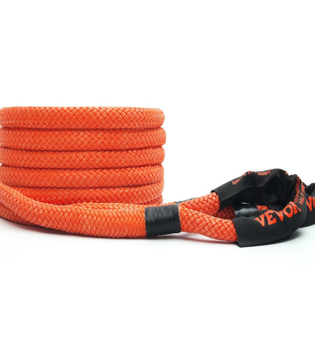 1" x 20' Kinetic Recovery Tow Rope 38,000 lbs, Heavy-Duty Off Road Snatch Strap, Extreme Duty 30% Elasticity Energy Snatch Strap for Jeep Car Truck ATV UTV SUV Tractor